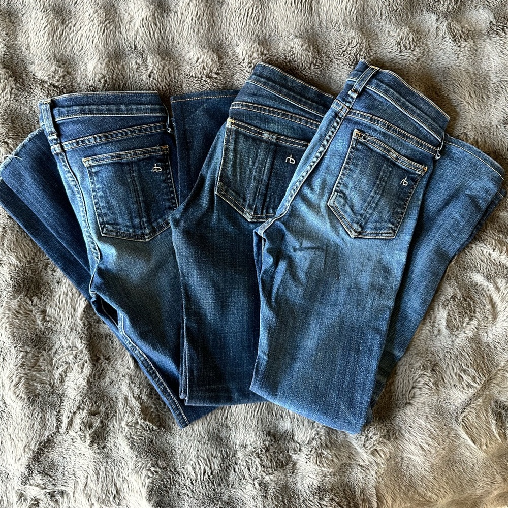 3 Pair Bundle-  rag/bone the Skinny Jeans